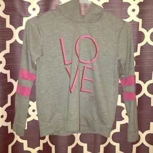 Ideology hooded sweat shirt